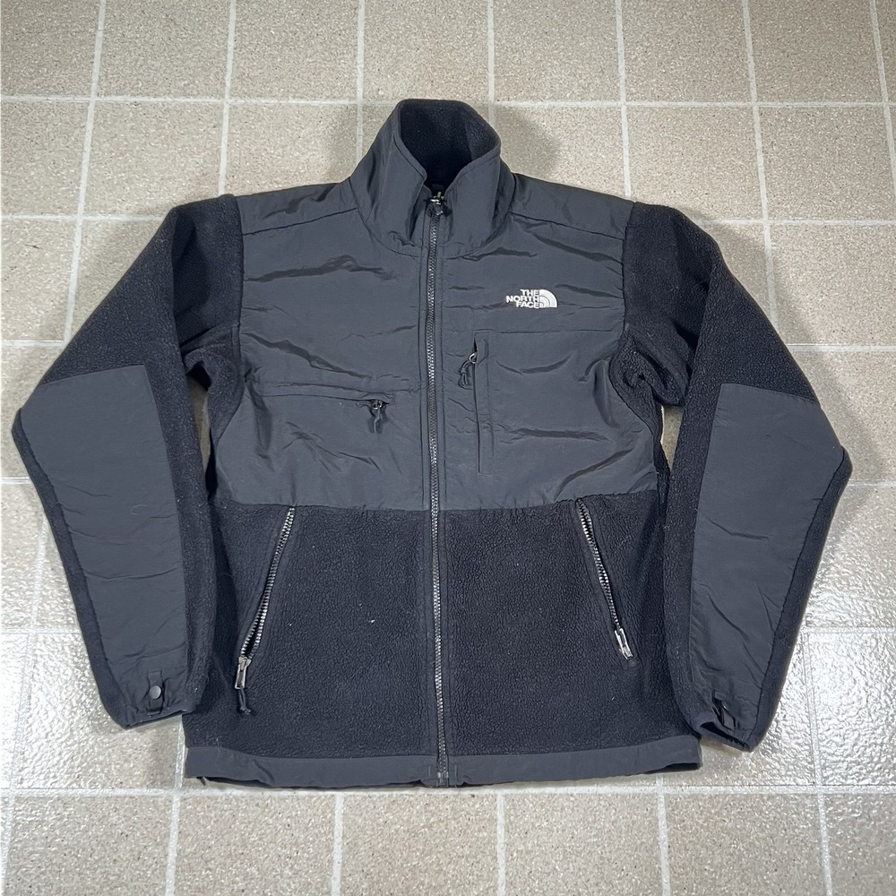 The North Face Denali 1 Jacket Mens S Black Fleece Full Zip Polartec Gorpcore